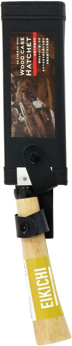 Nagayoshi 31570 Saya Hatchet, Black, Single Blade, 7.1 inches (180 mm)