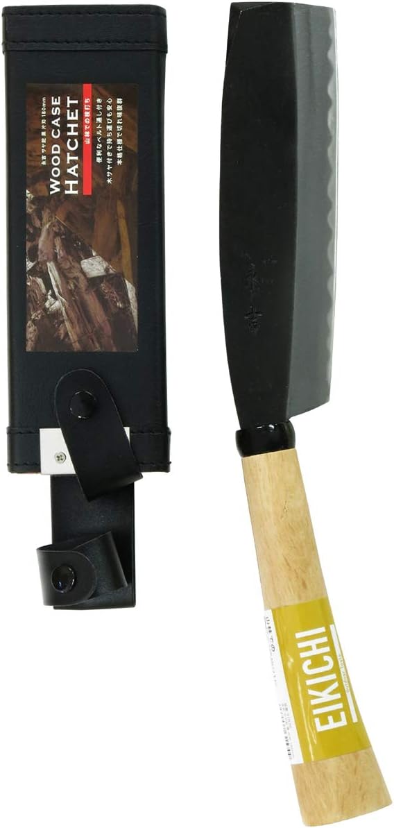 Nagayoshi 31570 Saya Hatchet, Black, Single Blade, 7.1 inches (180 mm)