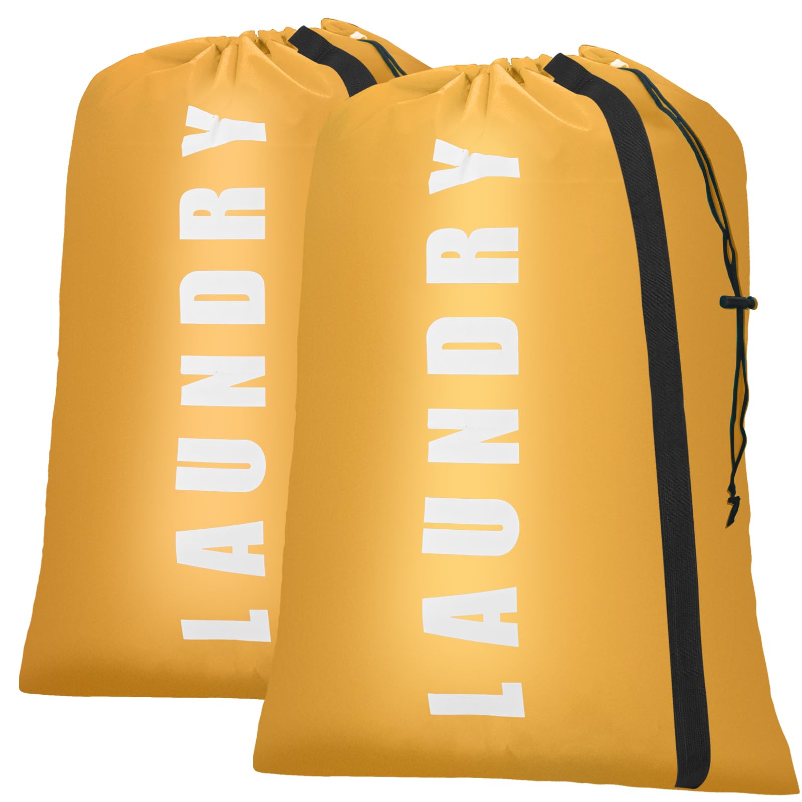 Laundry Bag,2 Pack Travel Laundry Bags for Dirty Clothes,Large Laundry Bags for Camping & Traveling,Dirty Clothes Travel Bag,24" x 36" (Cyan + Gray)