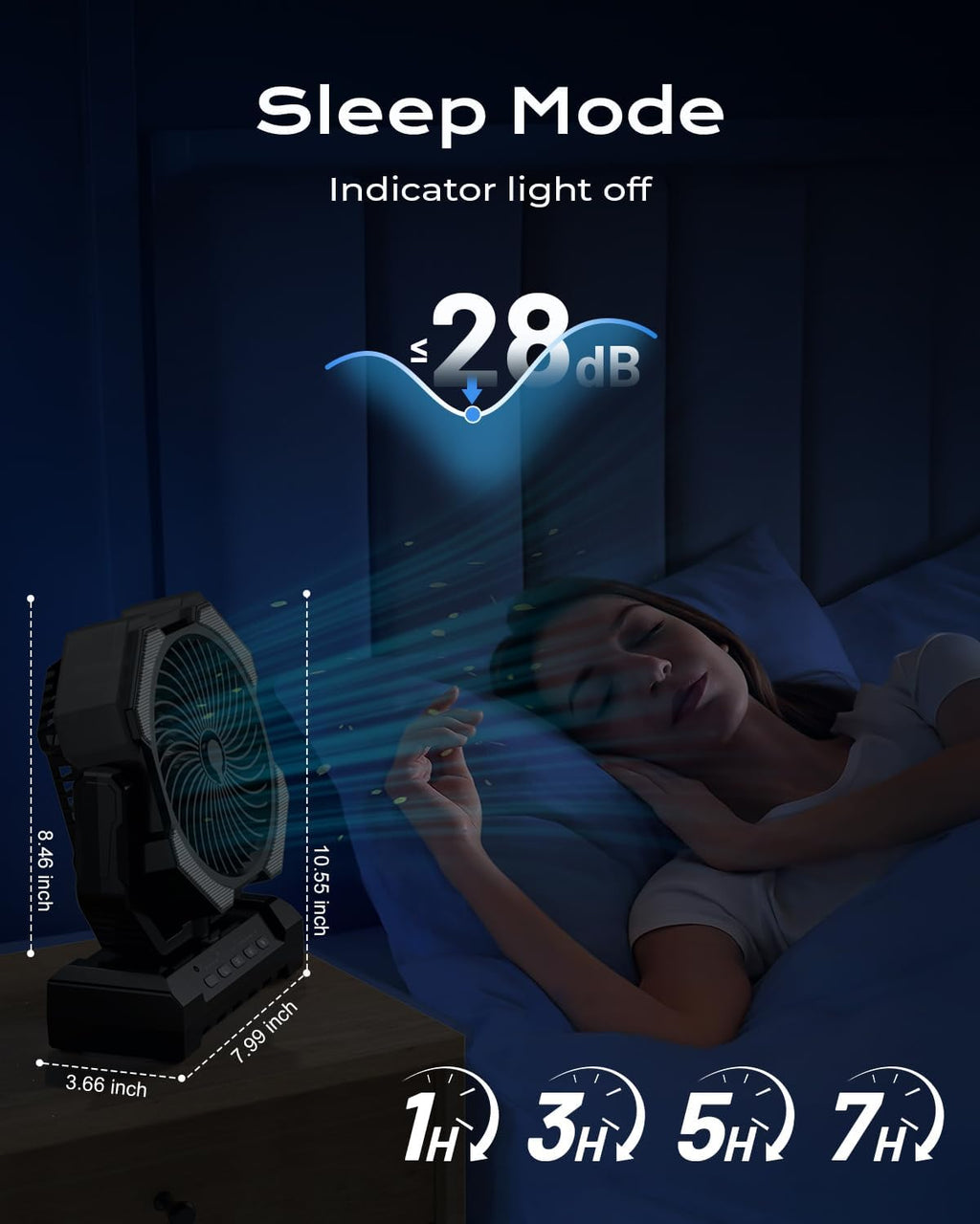 Misting Fan Portable with 250ml Water Tank, 24000mAh Rechargeable Cooling Fans for Outside, Outdoor Water Misters with 2 Mist Modes, Remote Control Camping Fan with Timer for Beach, Patios, Tents