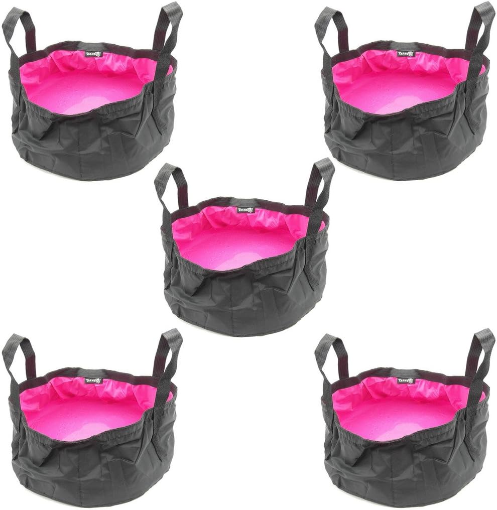 TRENDBOX Multiple Foldable Wash Basin Sink Water Bag Portable Mini 8.5L for Footbath Camping Hiking Outdoor Durable Design