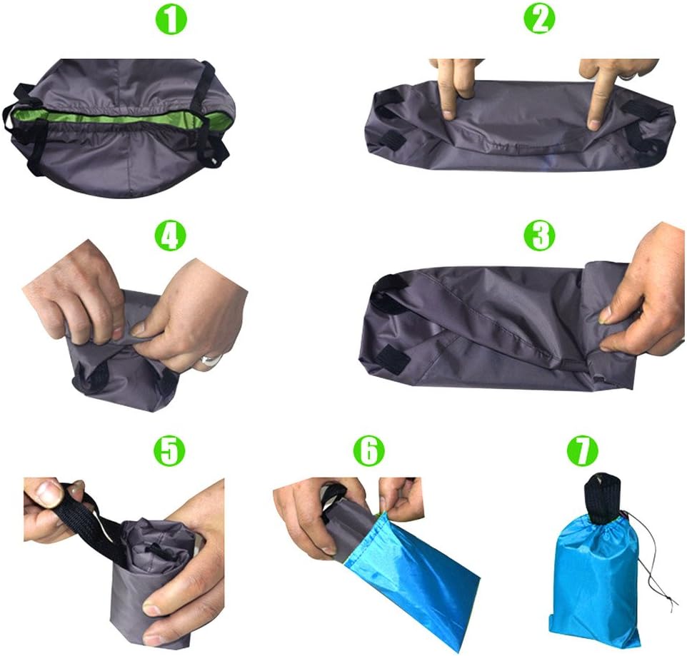 TRENDBOX Multiple Foldable Wash Basin Sink Water Bag Portable Mini 8.5L for Footbath Camping Hiking Outdoor Durable Design