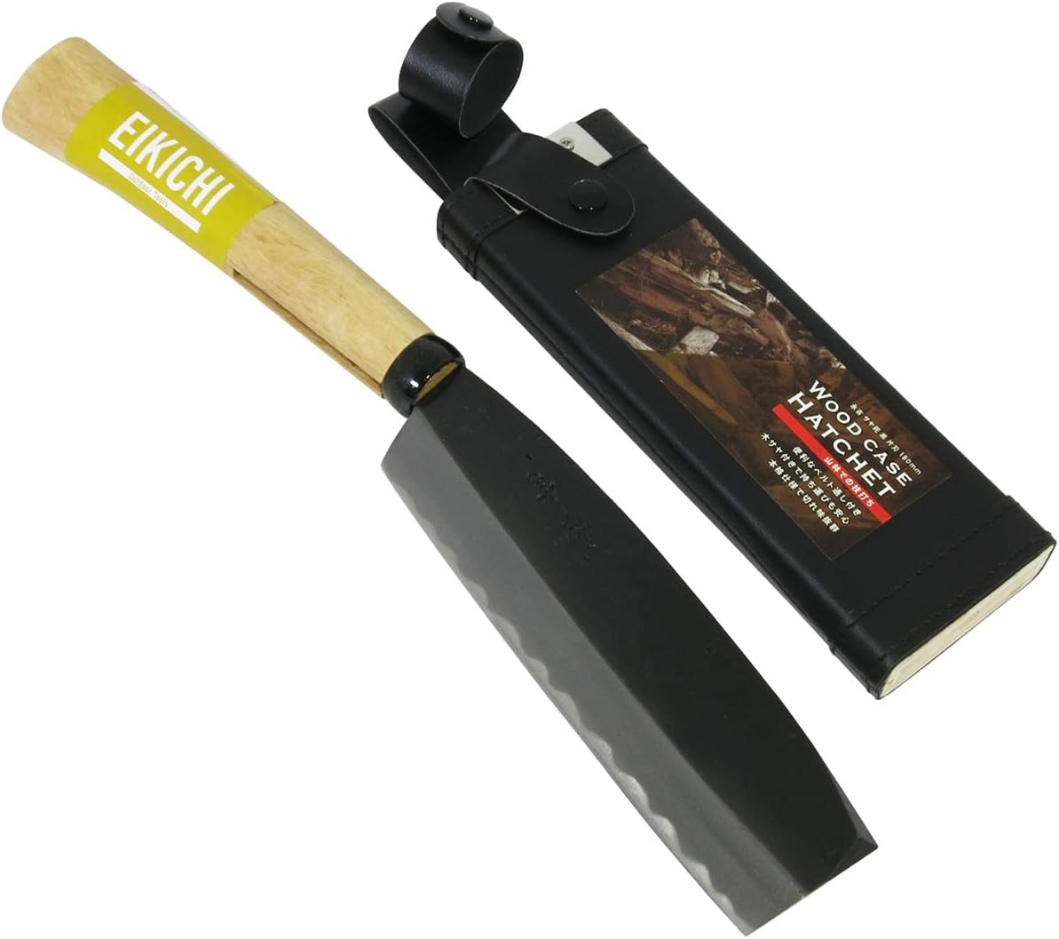 Nagayoshi 31570 Saya Hatchet, Black, Single Blade, 7.1 inches (180 mm)