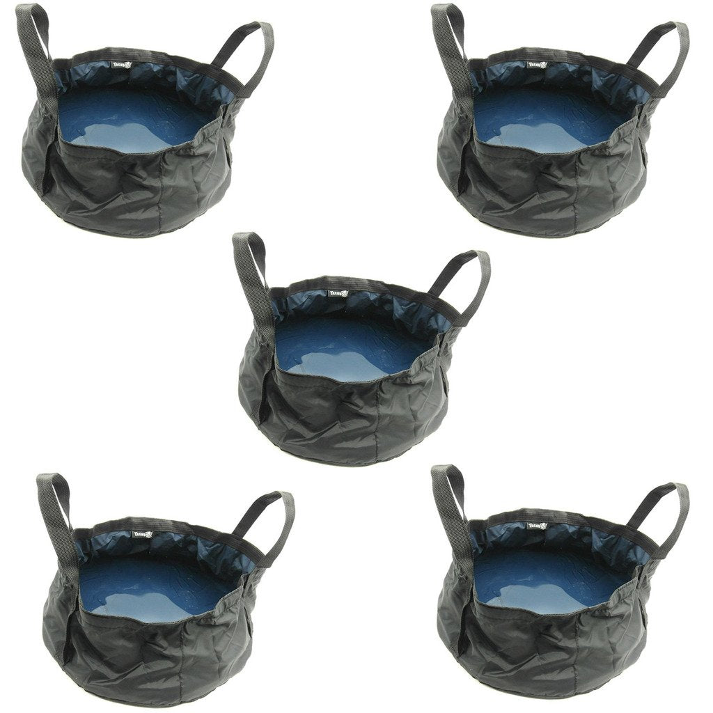 TRENDBOX Multiple Foldable Wash Basin Sink Water Bag Portable Mini 8.5L for Footbath Camping Hiking Outdoor Durable Design