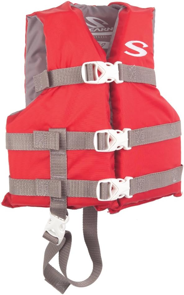 Stearns Kids Life Vest, USCG Approved Type III Life Jacket for Children Under 90lbs, Youth PFD for Boating, Swimming, Watersports, Pool, Beach, & More