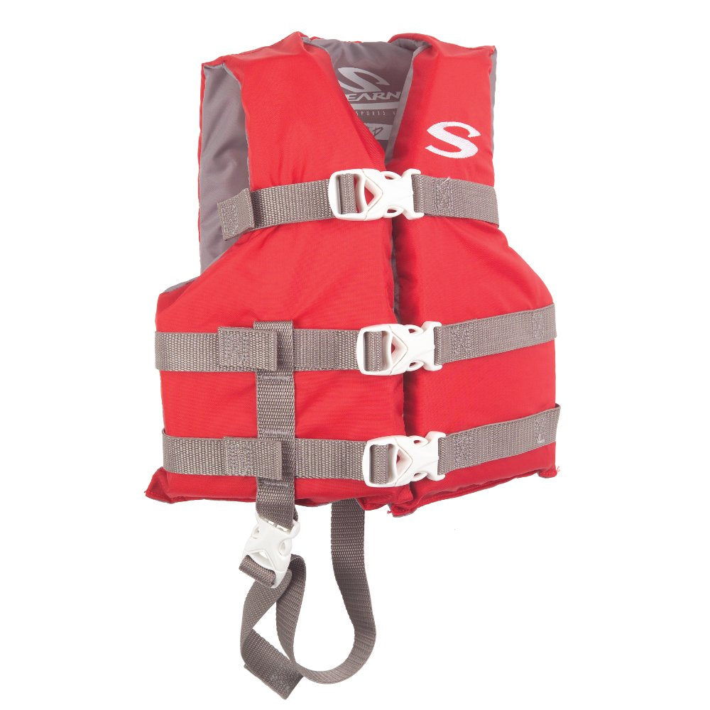 Stearns Kids Life Vest, USCG Approved Type III Life Jacket for Children Under 90lbs, Youth PFD for Boating, Swimming, Watersports, Pool, Beach, & More