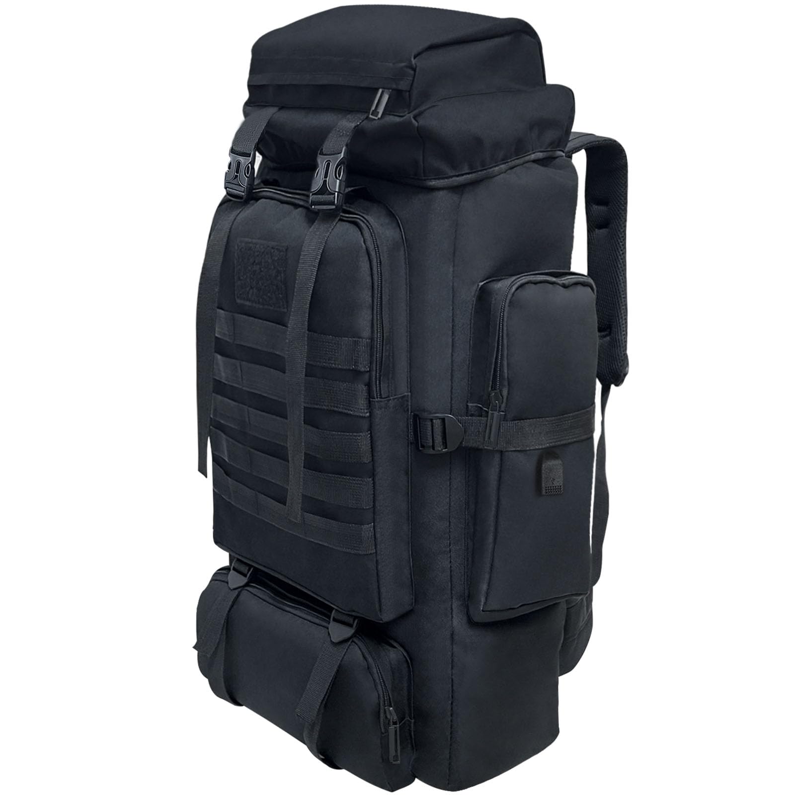 80L 100 liters Hiking Backpack Camping Rucksack, Men Outdoor Travel Climbing Knapsack Mountaineering Trekking Backpack