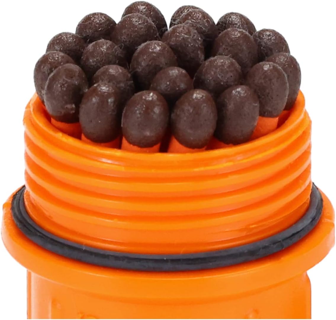 UCO Stormproof Match Kit with Waterproof Case, 25 Stormproof Matches and 3 Strikers