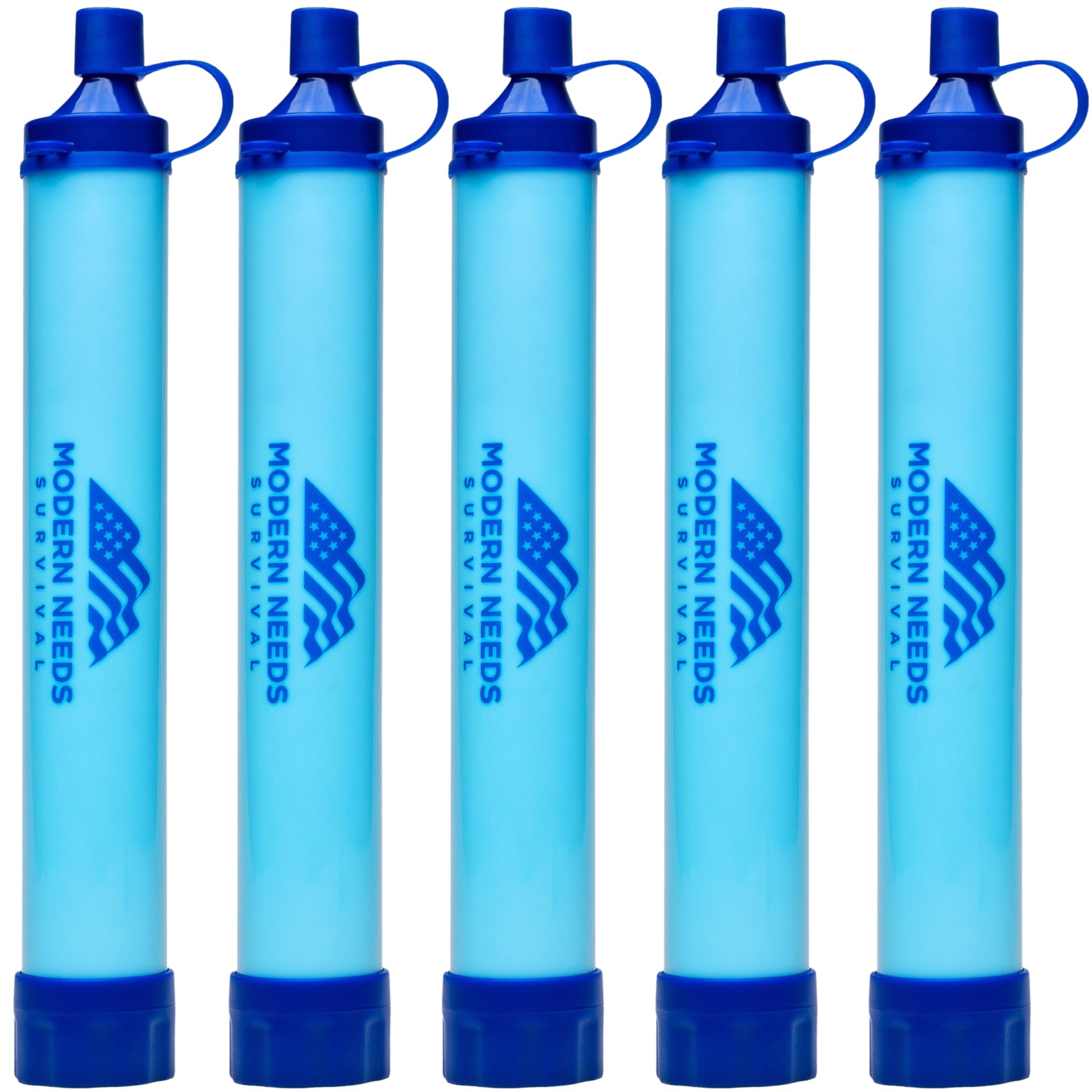 MODERN NEEDS Ready Filter Personal Water Filter Straw | Backpacking Water Filter for Hiking & Camping | Portable Water Purifier Camping | Emergency Survival Gear & Camping Survival Kit