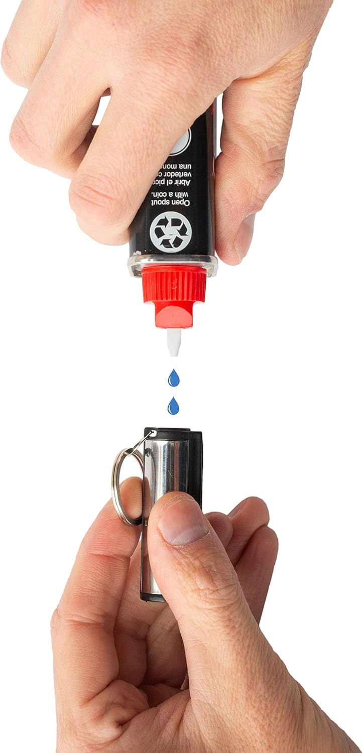 SURVIVE Permanent Match, Pack of 5, The Forever Lighter, Emergency Fire Starter Striker Set, Metal Keychain Unlimited Waterproof Stick