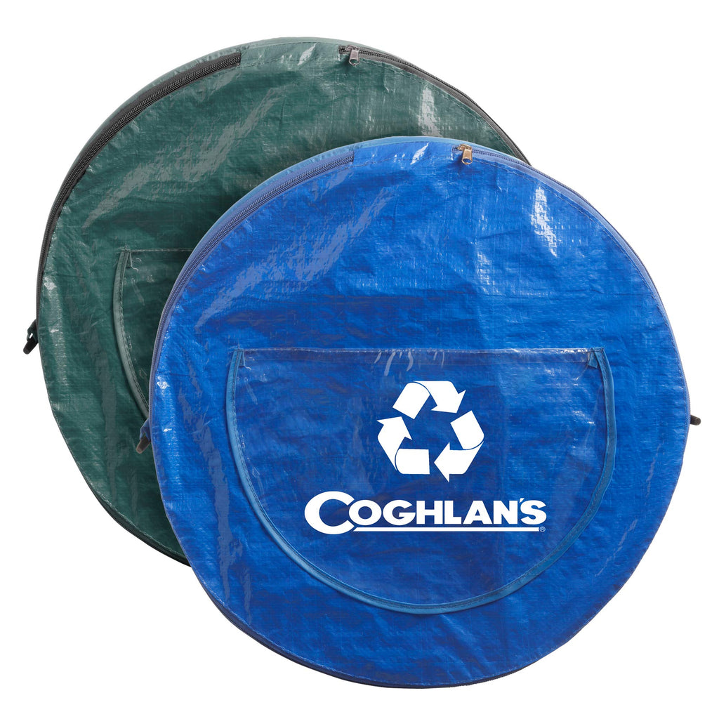 Coghlan's Pop-Up Lightweight Trash Can – Collapsible Waste Bin for Camping, RV, Outdoor Events, and Travel – Durable, Compact, and Easy to Store – 29.5 Gallon