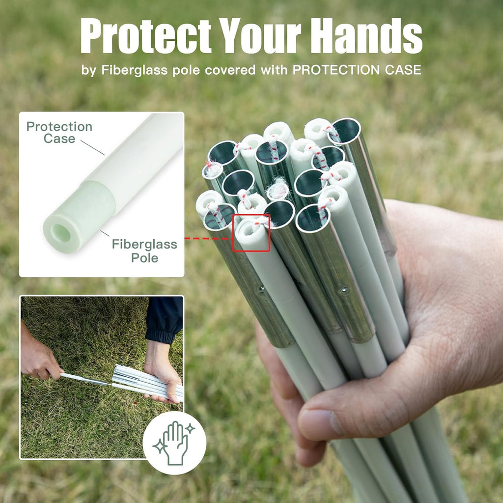 Night Cat Backpacking Tent for One 1 to 2 Persons Lightweight Waterproof Camping Hiking Tent for Adults Kids Scouts Easy Setup Single Layer 2.2x1.2m