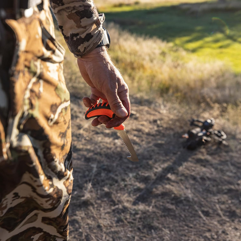 Gerber Gear Vital Pack Compact Saw, Stainless Steel Sawtooth Blade for Camping, Hunting and Hiking with Sheath