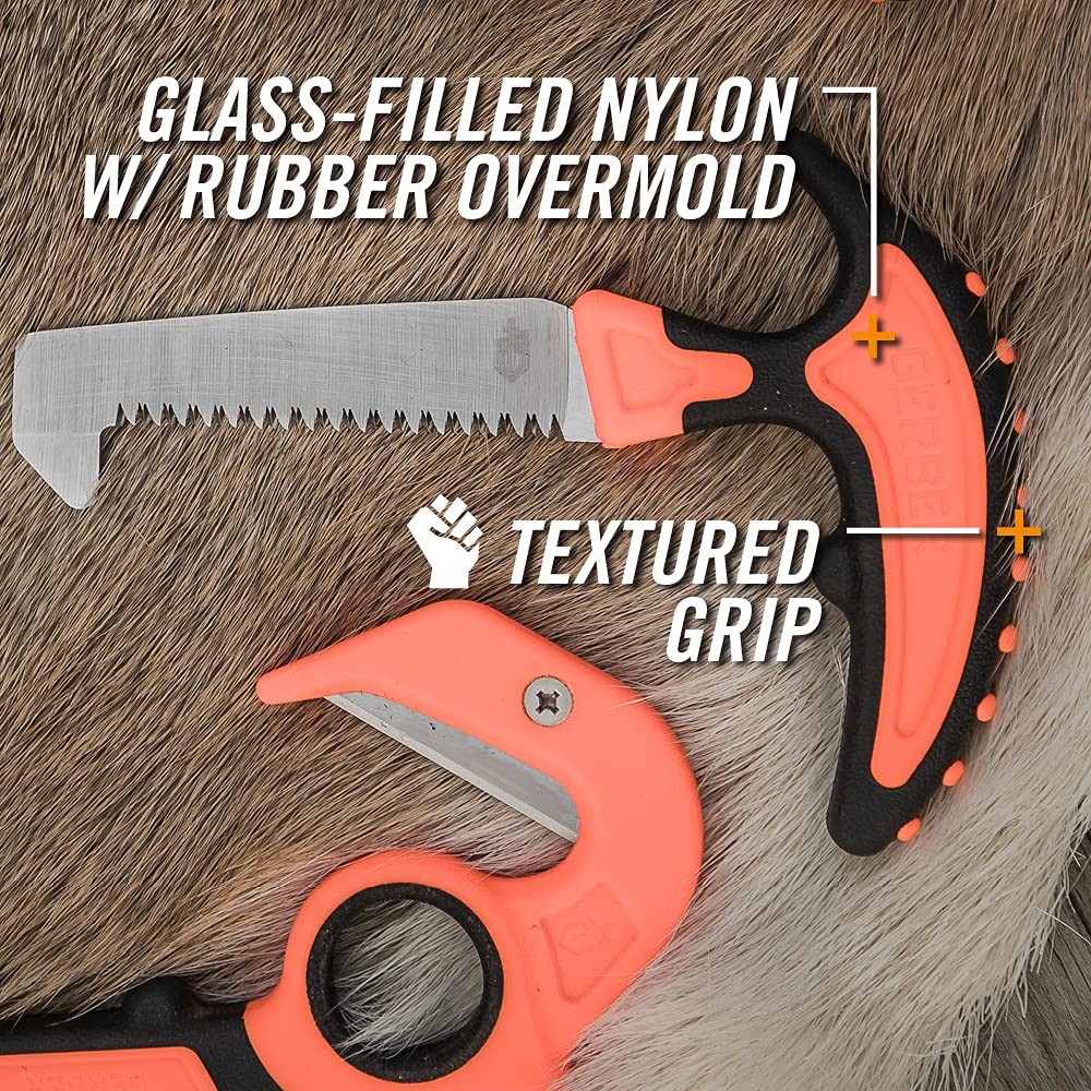 Gerber Gear Vital Pack Compact Saw, Stainless Steel Sawtooth Blade for Camping, Hunting and Hiking with Sheath